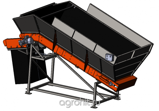 Приёмный бункер с землеотделяющим сепаратором БК-12С Воронеж - изображение 1