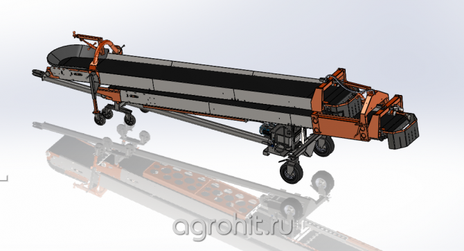 Телескопический конвейер (С гидравлическим приводом) ТТ 17-80 Воронеж - изображение 1
