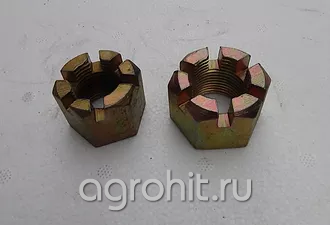 Гайка корончатая М27х2 (М 24х2) корончатая Воронеж - изображение 1